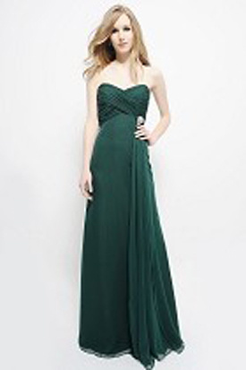 Edens Bridal 7324 Hunter green or Cranberry